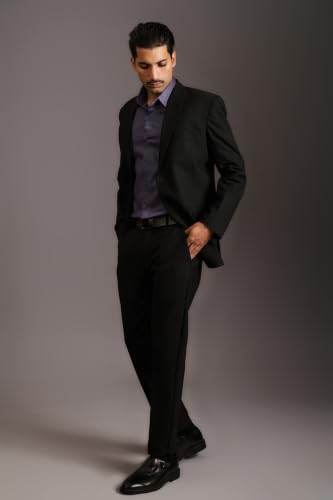Image of BEYOURS Men's Full Sleeve Shirt Regular Fit Spread Collar 100% Cotton Satin Office & Formal.