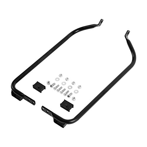 Soportes de soporte para alforjas negros para Harley Davidson Road King Glide 1997-2008 miniatura 1