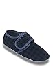Chums Men's Wide Fit Slipper Touch Fasten Navy 11 UK #4