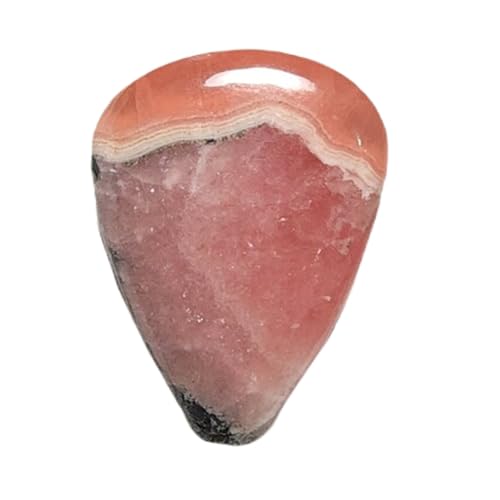 Rhodochrosite naturelle poire 31x23mm pour création de bijoux DIY