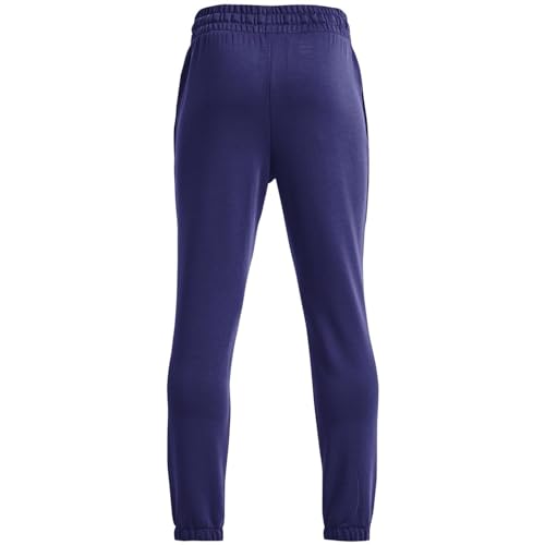 Jogging Under Armour Rival Terry finitions premium fille bleu - 2