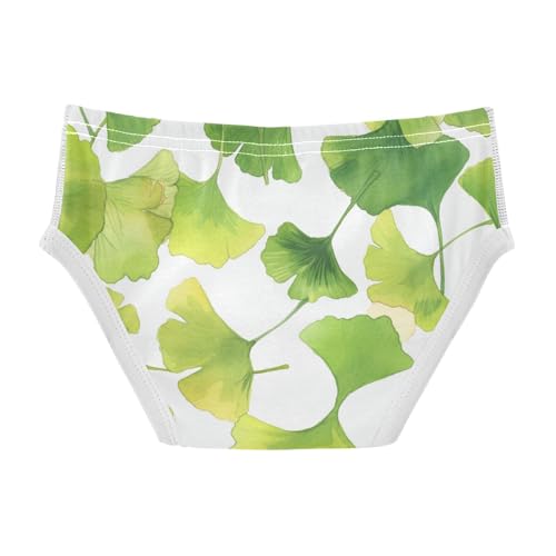 KLL Ginkgo Leaves Toddler Boy Soft Briefs Underwear Breathable Children Panties2
