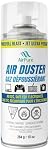 Compressed Air Duster Can 284g (6-Pack), No CFC, Powerful Spray for Cleaning Electronics, Computers, Keyboards, Cameras, Office Equipment, 10 oz