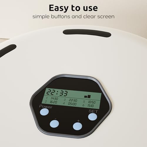 Wet & Dry Automatic Cat Feeder Wet Food Refrigerated，Timed Cat Wet Food Dispenser Automatic Dog Feeder Pet Auto Dry frienhund Electric，comedero automático para Gatos - Thumbnail 3