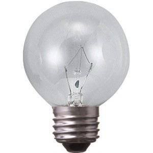 アサヒ 220V用ボールランプ クリヤー E26口金 直径50mm 25W G50 E26 220V-25W