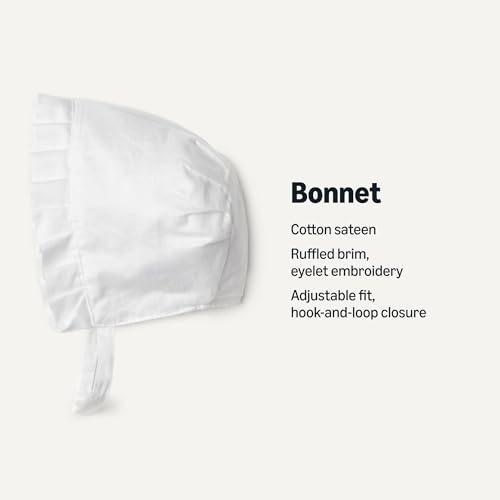 Amazon Essentials x Sofia Grainge Baby Girls' Eyelet Bonnet Hat2