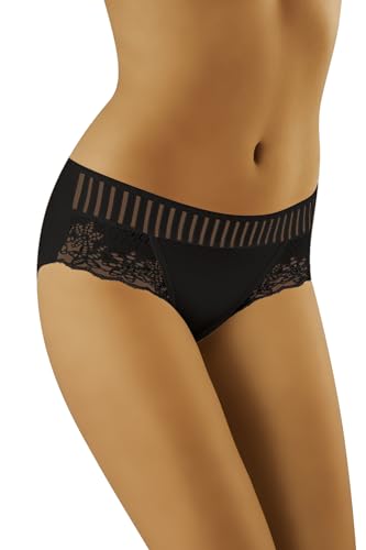 Wolbar Culotte Charmant Slip Classique WB448, Noir,XL