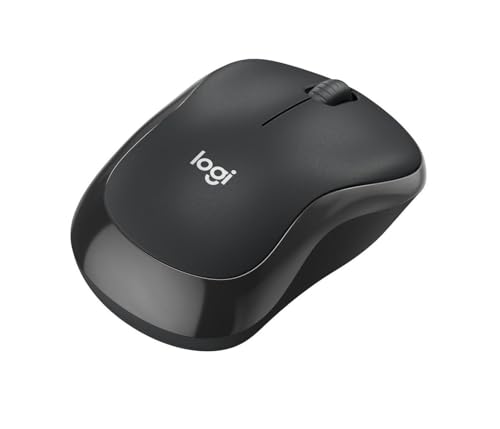 Logitech M240 Souris Bluetooth sans Fil, Compacte, Portable, Suivi Fluide, Batterie 18 Mois, Windows, macOS, ChromeOS, Convient à PC, Mac, Ordinateur Portable, Tablettes - Graphite (Lot de 2)