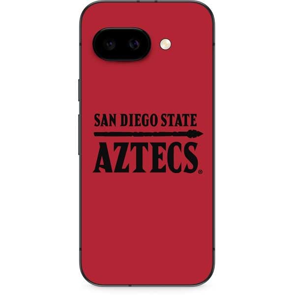 Skinit Decal Phone Skin Compatible with Google Pixel 9a - Officially Licensed San Diego State University Logo Red Design