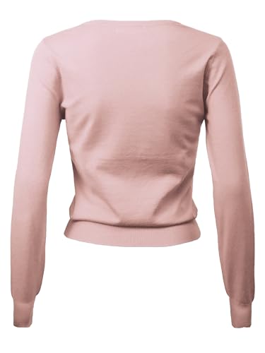 Image of Women's Awesome 21 Women's Knit V-Neck Cardigan Basic Sweater
