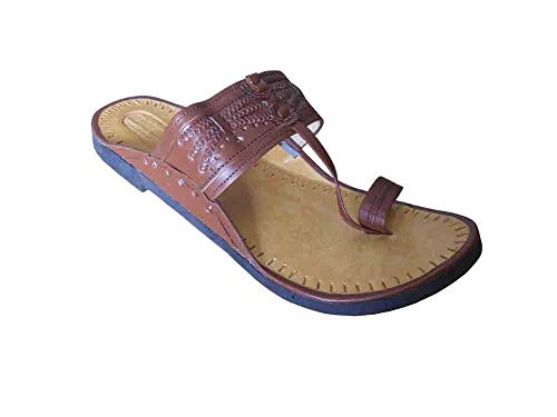 Pantoufles indiennes cuir homme pour vos moments de détente