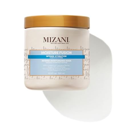 Mizani Moisture Fusion Intense Moisturizing Mask | Restores Hydration in Curls & Coils | Deep Conditioning Hair Mask For Dry Hair | Moisturizes Without Buildup | With Argan Oil and Honey |16.9 Fl Oz Cover
