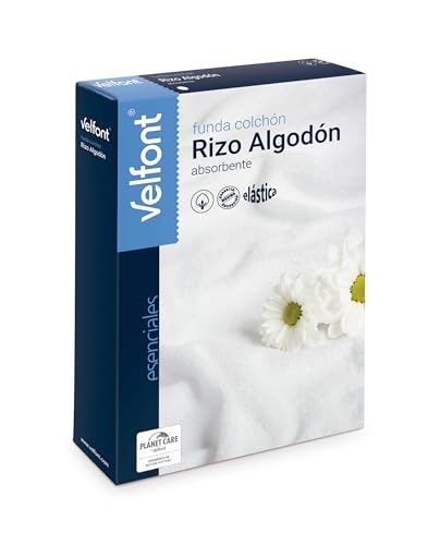 FUNDA COLCHON RIZO ELASTICA BLANCO Ancho: 150