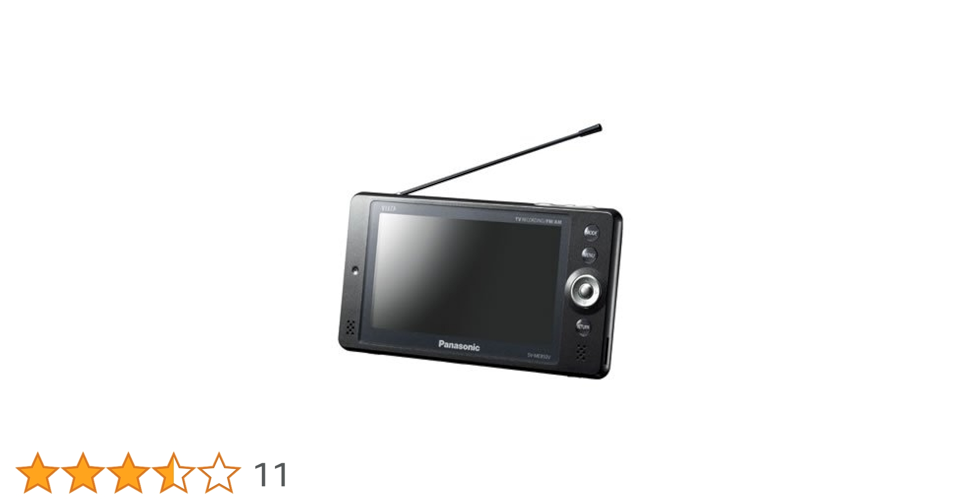 Panasonic ポータブルテレビ SV-ME850V Panasonic ポータブルワンセグTV SV-ME850V-K - メルカリ