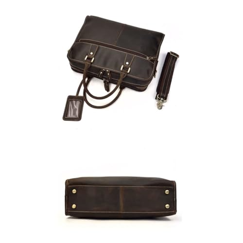 Bolso bandolera para hombre de cuero genuino que protege tu portátil 4
