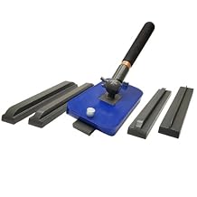 Newborn Backer Rod Insertion Tool - Concrete Joint Backer Rod Depth Setting Tool with Skates from 3/32 to 1" Width | General Construction Use