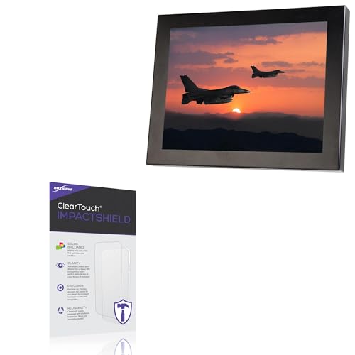 BoxWave Screen Protector Compatible with TRU-Vu SRM-8.4B - ClearTouch ImpactShield (2-Pack), Impenetrable Screen Protector Flexible Film