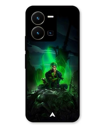 Image of Premium Anime 1 Case for Vivo Y35 (Glossy Finish) Soft-Touch Metal TPU Back Cover, Shockproof, Designer, Aesthetic Mobile Phone Case