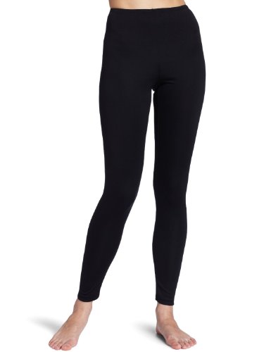 Cuddl Duds Women's Climatesmart Long Legging, Black, Large