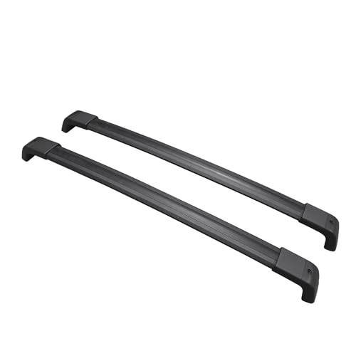 Barres de toit en alliage d'aluminium noir pour Nissan X-Trail T31 de 2007 à 2013