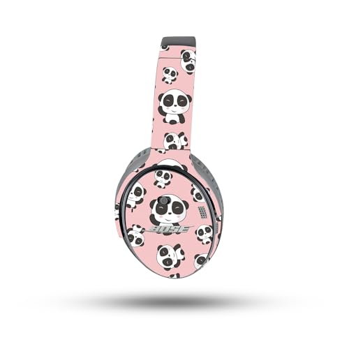 Image of MightySkins Skin Compatible with Bose QuietComfort 35 II Headphones - Panda Hello | Protective, Durable, and Unique Vinyl Decal wrap Cover | Easy to Apply, Remove, and Change Styles