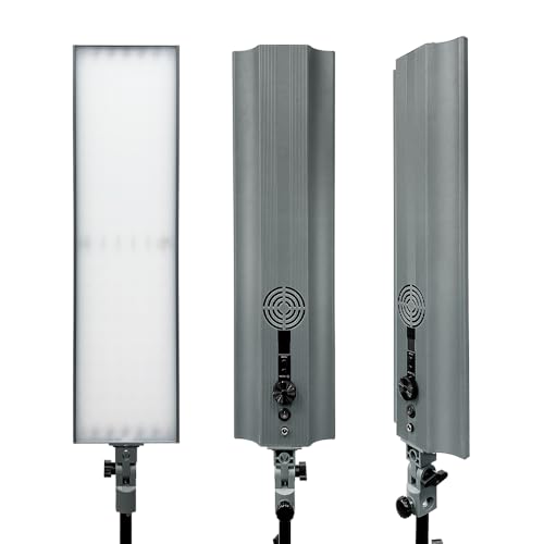 Image of LED Light, Dimmable Photography Lighting, 2700K-3500K Studio Lights, Panul Light for Video Streaming, YouTube Recording,CRI 96+, 220V Power Cord(GL-80C)