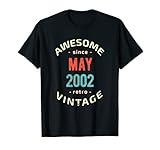 Photo Gallery awesome since may 2002 - retro - vintage 2002 birthday maglietta Photo Gallery awesome since may 2002 - retro - vintage 2002 birthday maglietta