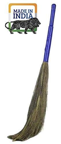 JUMBOO Soft Natural Grass Broom Made with Plastic Handle Jumbo Size ( 69.9 X 9 X 5 cm , BLUE) (B08KGBKKG4) Amazon Price History, Amazon Price Tracker