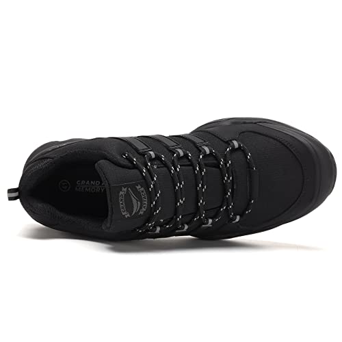 Grand Attack Men's Waterproof Hiking Shoes Trekking Backpacking Non Slip Work Shoes Comfortable Trail-Running Travel Sneakers4