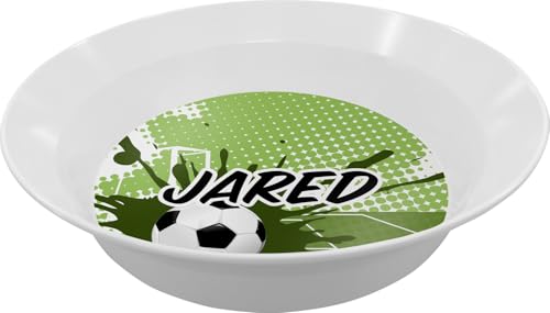 Personalized Soccer Melamine Bowl - 12 oz