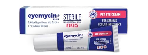 QUQU Natural EYEMYCIN Pet Eye Health for Dogs Cats Cattle Sheep Horses Birds and Puppies Kitten (1 Pack)