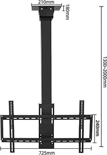 Support TV mural motorisé pivotant gauche droite B 70 cm - 3