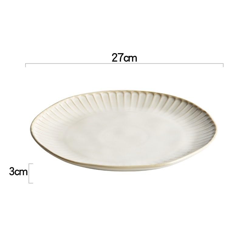 Talerze obiadowe, talerz do naczyń, gospodarstwo domowe, 25 cm, ceramiczny stek, zachodnia, jedzenie, restauracja, kuchnia, zastawa stołowa, salaterka, 25 cm