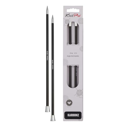 KnitPro Karbonz Single Pointed Needle 14