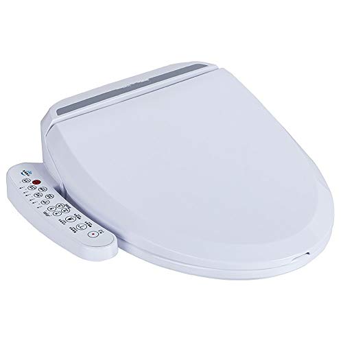 Asiento de inodoro bidé con calefacción, tapa electrónica de baño con funciones integradas, control remoto, tecnología de ahorro de energía, ecológico, fácil instalación
