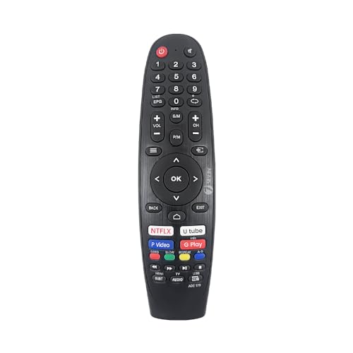 Image of 7SEVEN Compatible for Sansui Tv Remote Original Suitable Smart Android FHD UHD Television 32 43 55 65 inches and Make Sure Existing Remote Match Exactly to Replicate and Perform Comfortably