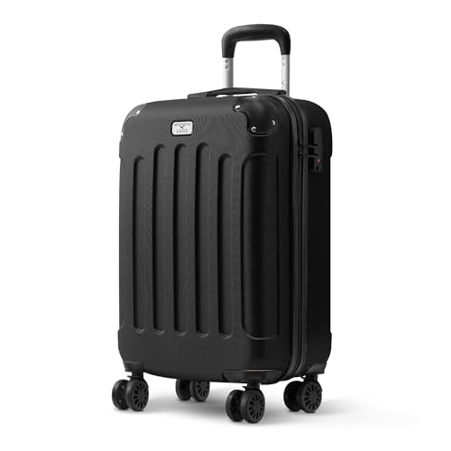 LUGG 20 Inch Suitcase Hard Shell Case 4 Wheel Cabin & Hold Luggage Lightweight ABS Material with TSA Lock Approved for Travel with easyJet, British Airways, RyanAir, Virgin Atlantic, Emirates ect