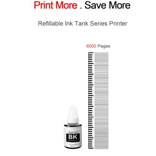 Image of GI-790 Black Ink Bottle Compatible Printer for Canon G1010 G2000 G2002 G2010 G2012 G3000 G3010 G3012 G4010 (CNN 790 Ink Black -2)