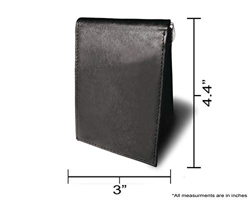 German Shepherd K-9 Police Army Dog Cowhide Leather Laser Engraved Engraving Minimalist Slim Money Clip Black RFID Blocking Front Pocket Leather Mens Wallets3