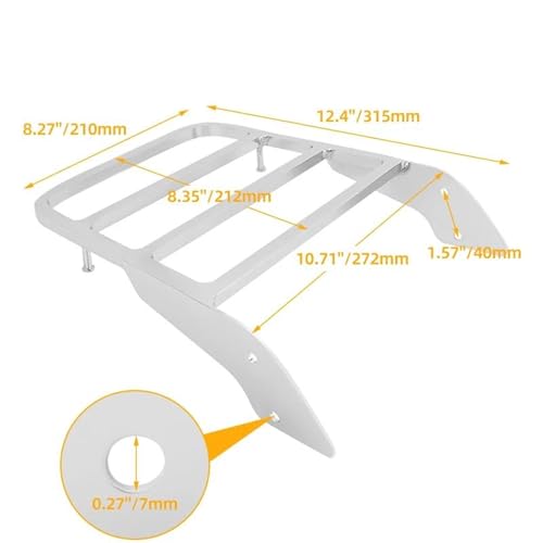 Portaequipajes trasero解决Magna VF250 1995-2006摩托车行李放置空间的架子 2