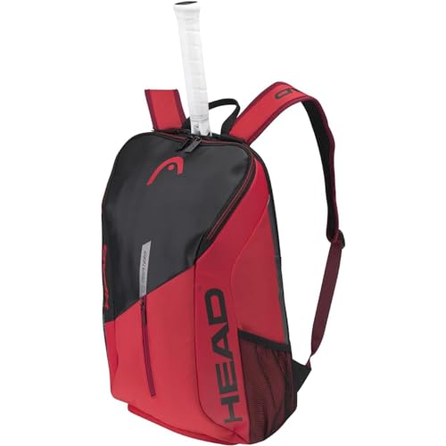 Head Backpack, Tour Team Mochila Unisex, Negro/rojo, Talla Única