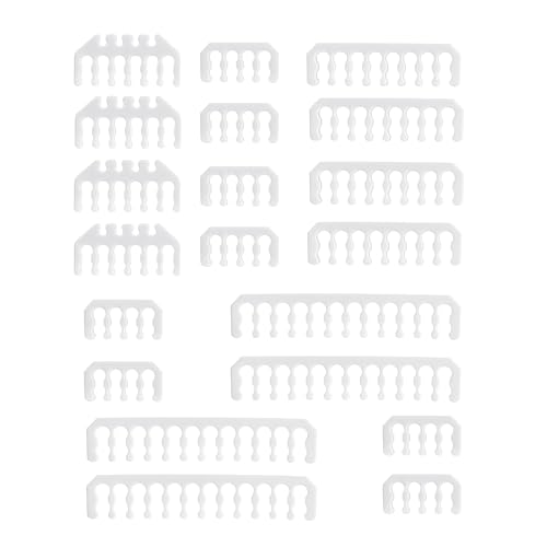 Formulamod 12VHPWR Comb Kit, 20 Pieces Set PSU Cable Extension Comb Kit 24pin ATX /4+4pin EPS /12+4pin (White) Formulamod 12VHPWR Comb Kit, 20 Pieces Set PSU Cable Extension Comb Kit 24pin ATX /4+4pin EPS /12+4pin (White)