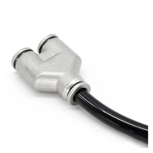 Conector neumático PYG 10-6-10 mm en acero inoxidable 304 PURYN para manguera 5