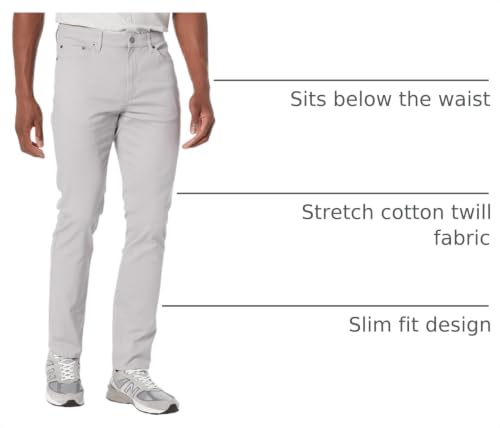 Image of Amazon Essentials Men's 5-Pocket Stretch Twill Casual Pants
