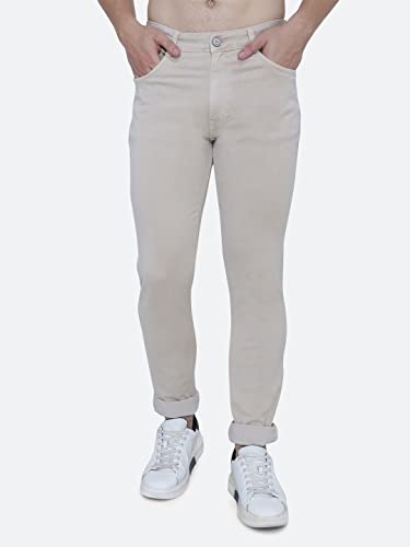 Image of Strechable Denim Regular Fit Mid Waist Light Weight Soft Feel Stretchable Denim Jeans Pant for Men