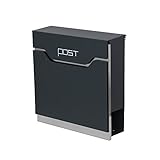 wandbriefkasten weiß mit zeitungsfach Lieferumfang: 1xBriefkasten, 2x Briefkastenschlüssel, 1x Montagematerial (je 4x Dübel, Schrauben und Gummistöpsel)