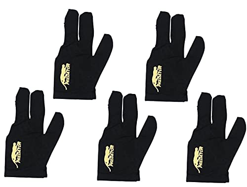 JBB Snooker and Pool Billiards Predator Spandex Gloves in Black Color (5 Pieces) (B09C8J9M4N) Amazon Price History, Amazon Price Tracker
