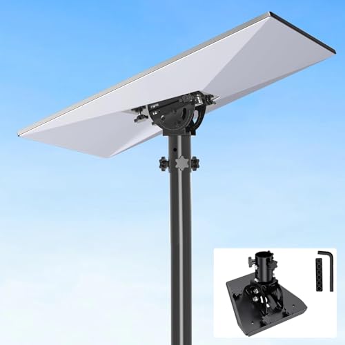 Suporte adaptador de tubo Starlink Gen 3, inclinação ajustável de 160 graus e rotação horizontal de 360 graus para melhor sinal, kit de internet Starlink kit de montagem de poste de satélite