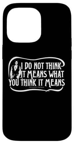 Coque iPhone 14 Pro Max Princess Bride étui de protection noir imprimé