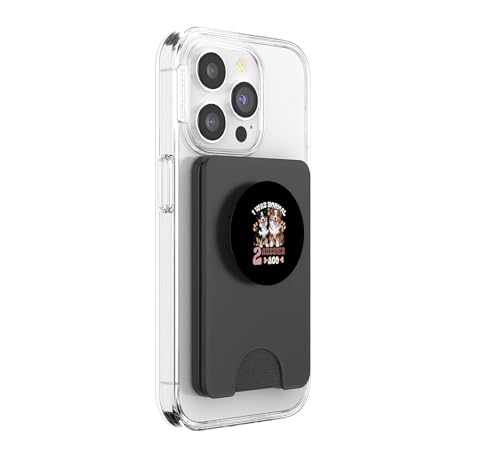 PopSockets PopWallet para MagSafe Dueño de Perro Pastor Australiano tarjetero móvil 4
